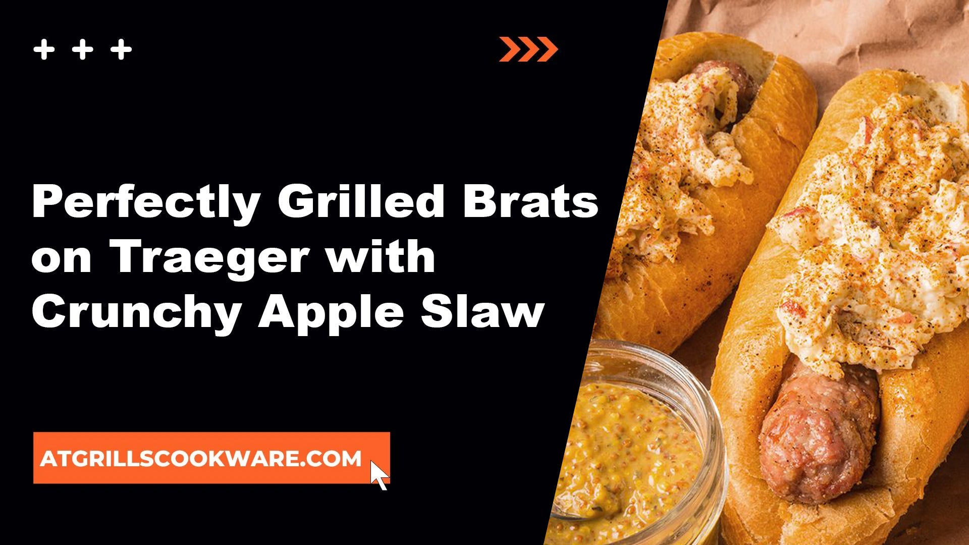 Perfectly Grilled Brats on Traeger with Crunchy Apple Slaw