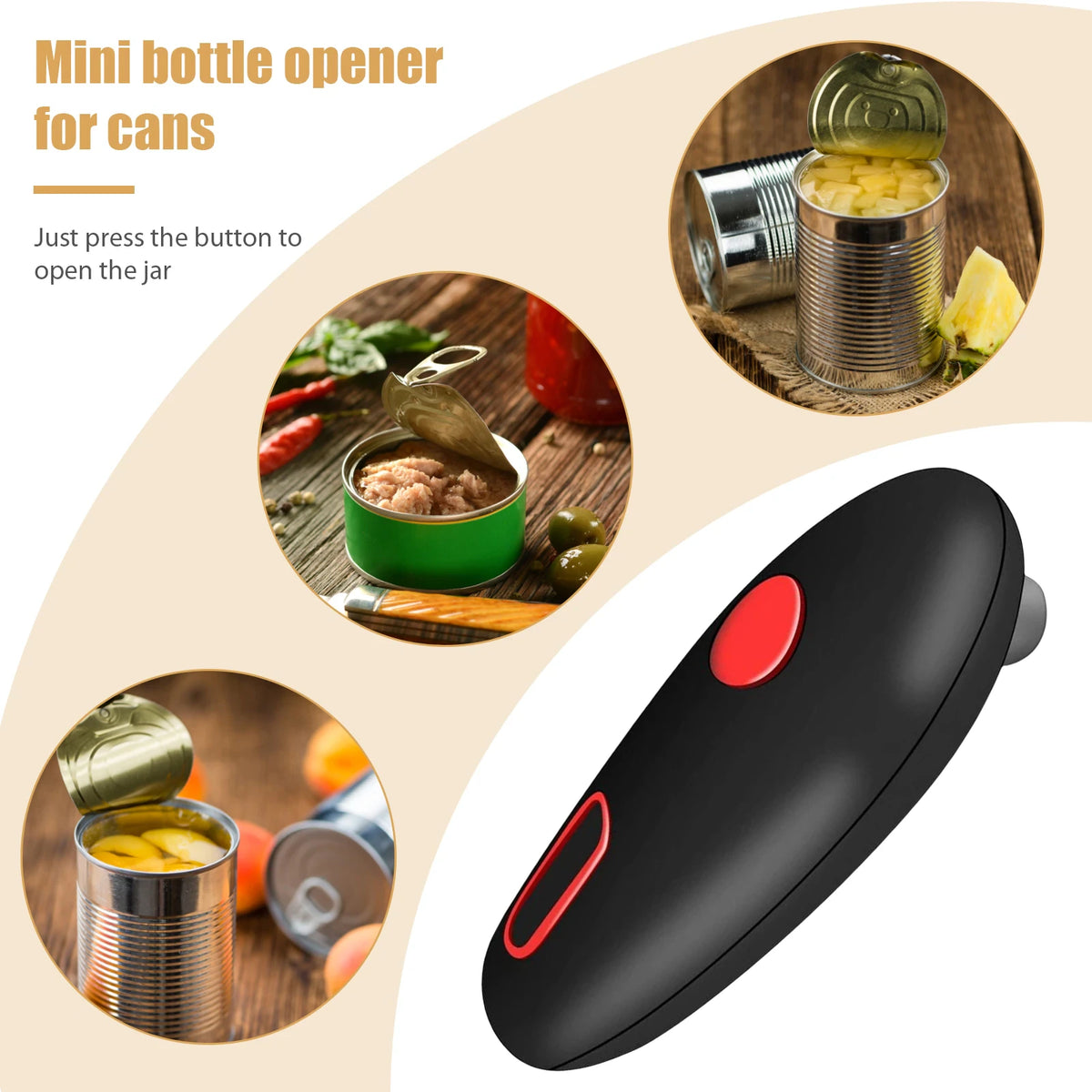 FlyBanboo RNAB0C5X8LHKG electric can opener, open your cans with a