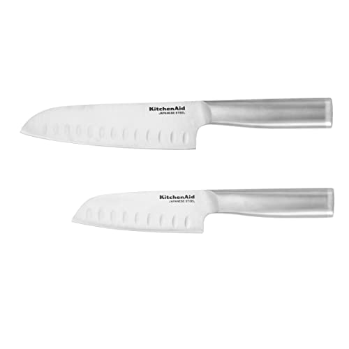 KitchenAid Gourmet 2-Piece Forged Santoku Knife Set - ATGRILLS