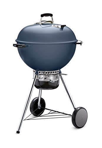 Weber Master-Touch Parrilla de carbón de 22", azul pizarra