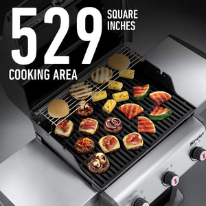 Weber Spirit E-310 天然气烧烤炉，黑色，3 个燃烧器